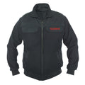 Fleecejacke für die Feuerwehr in Nordrhein Westfalen in schwarz mit roten Feuerwehrlogo von Büttner Fire Fashion