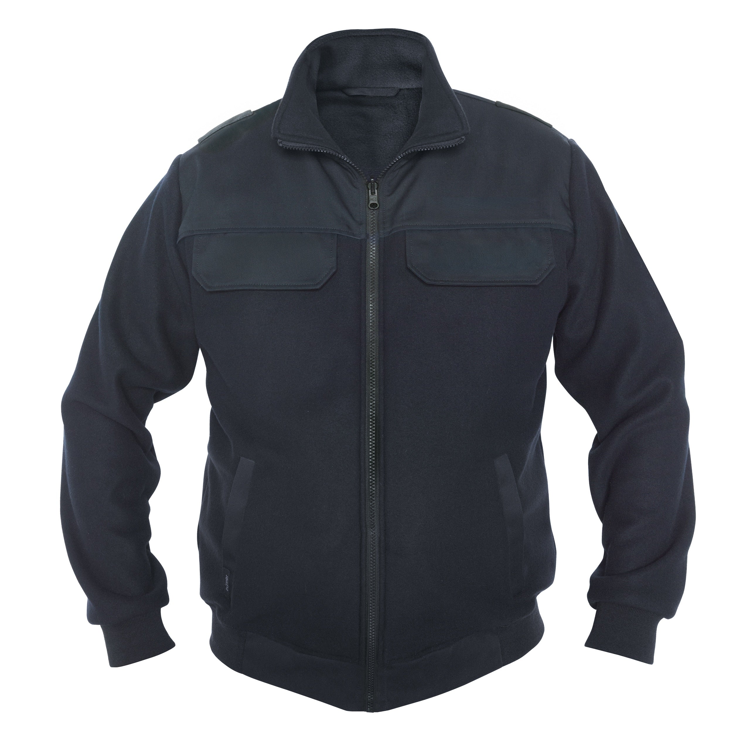 Feuerwehr Fleecejacke in marineblau ohne Feuerwehrlogo