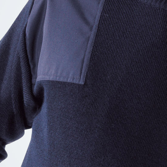 Pullover im Materialmix %SALE%