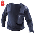 Pullover im Materialmix %SALE%