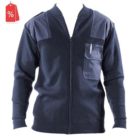 Strickjacke im Materialmix %SALE%