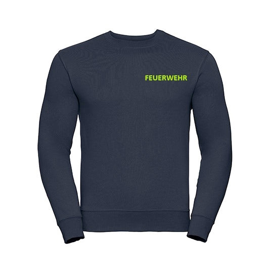 Sweatshirt inkl. Druck FEUERWEHR leuchtgelb
