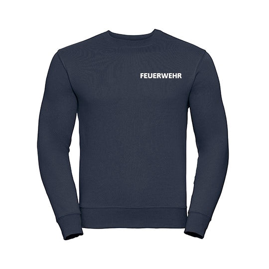 Sweatshirt inkl. Druck FEUERWEHR weiß